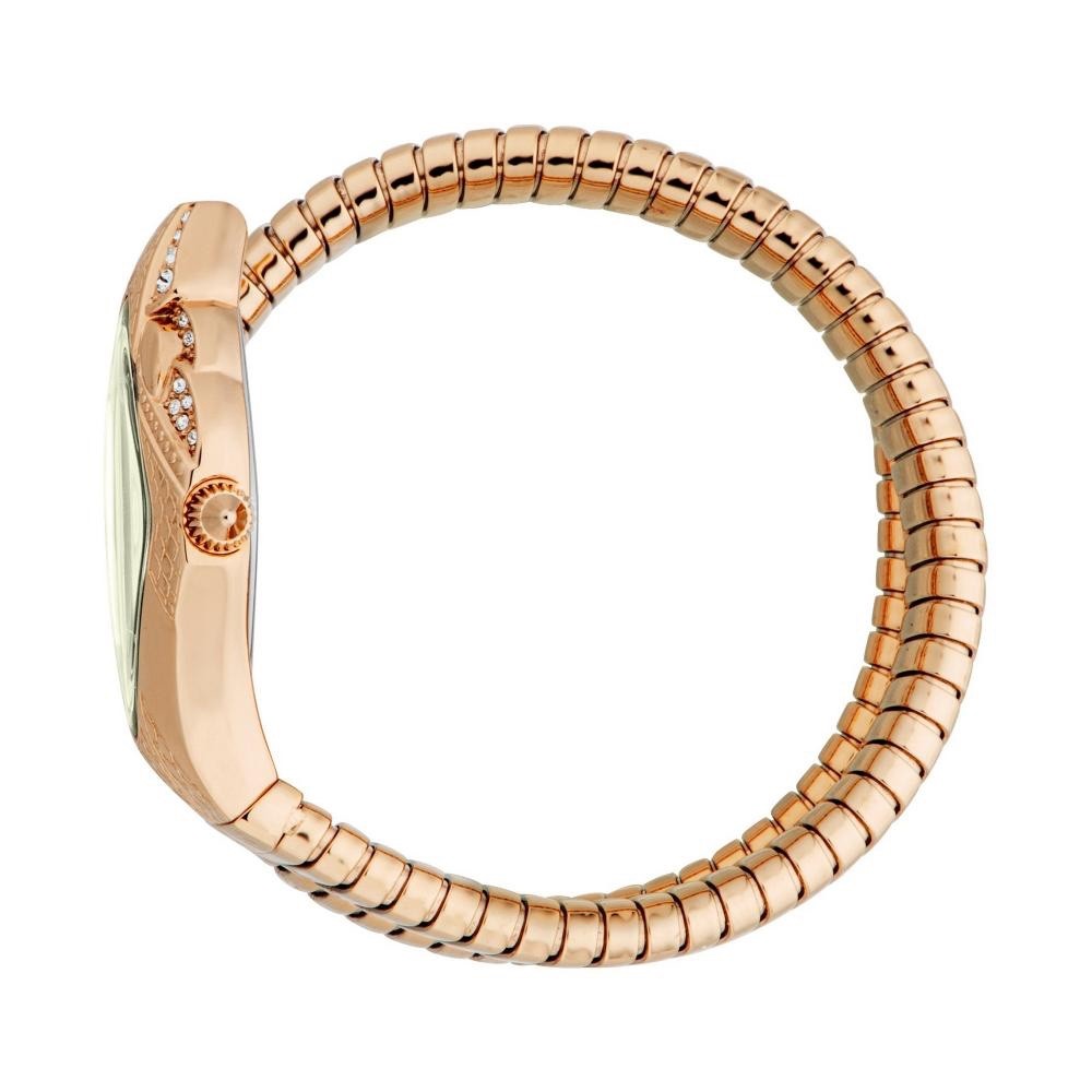Just Cavalli Signature Snake JC1L306M0055 Women's Bangle Watch, Green & Rose Gold – photo 3