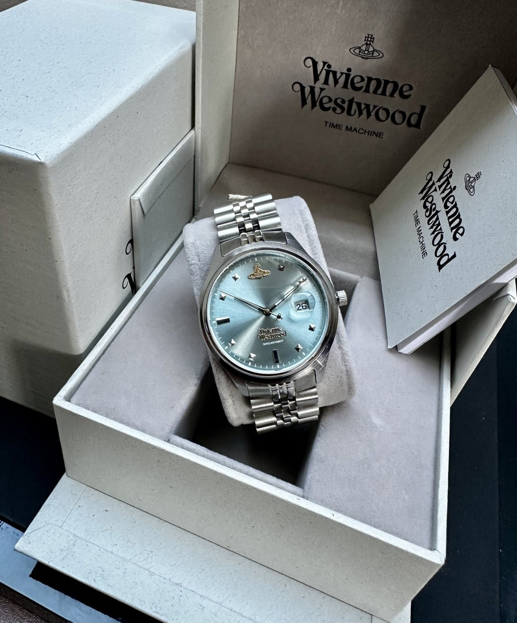 Vivienne Westwood Camberwell VV261LBLSL Ladies' Watch, Blue & Gold, 37 mm – photo 6