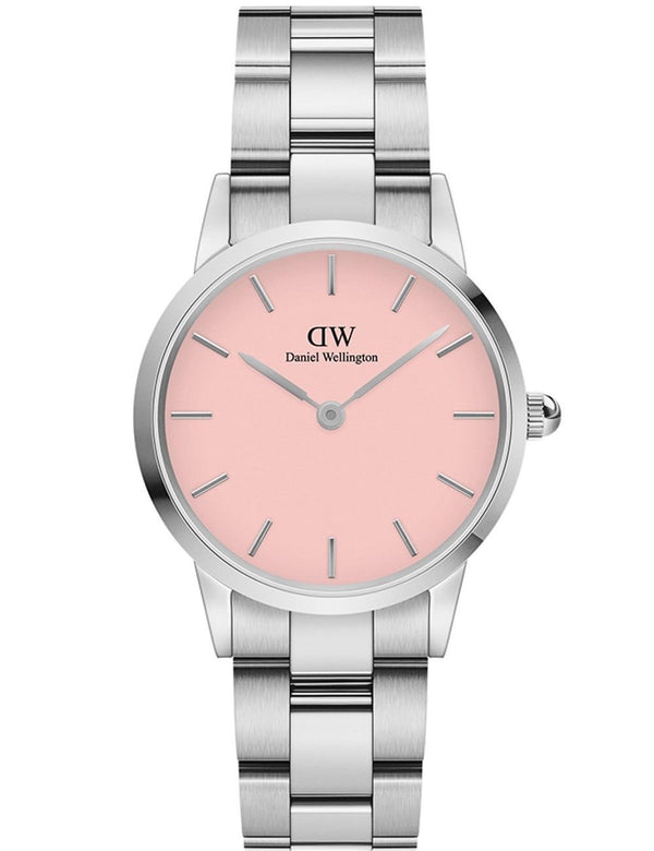 Daniel Wellington Iconic DW00100534 Women's Watch – Pink Dial, 28 mm