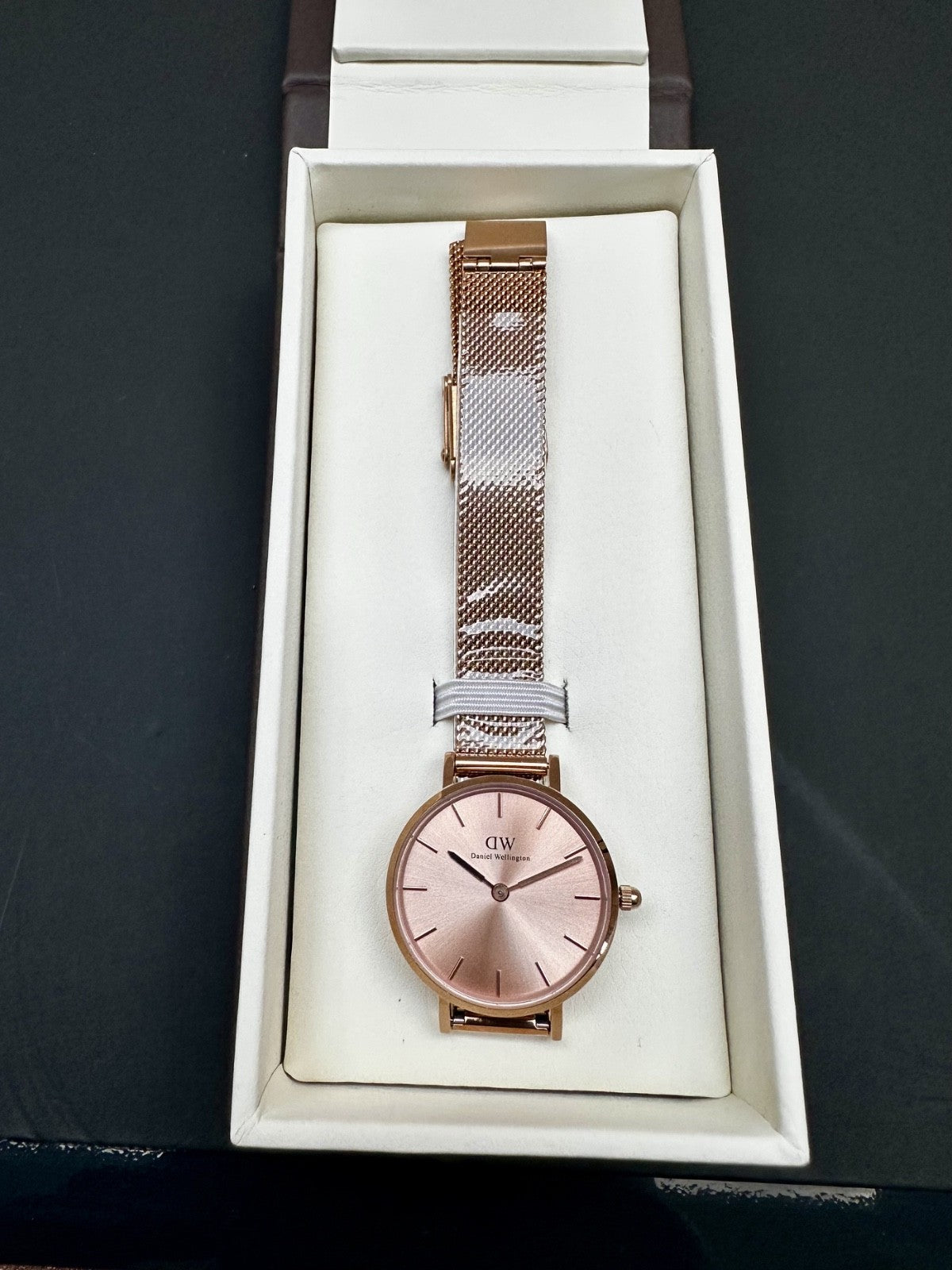 Daniel Wellington Petite Unitone DW00100470 Ladies' Mesh Watch, Rose Gold, 28 mm – photo 2