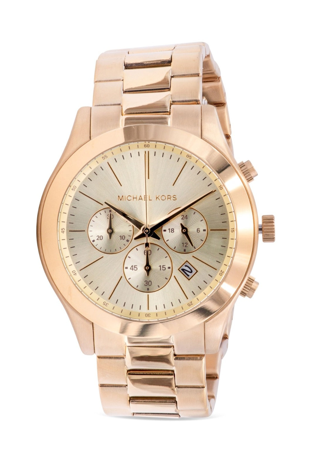 Michael Kors Slim Runway MK8909 Men's Chronograph Watch, Gold Tone, 40 mm – photo 1