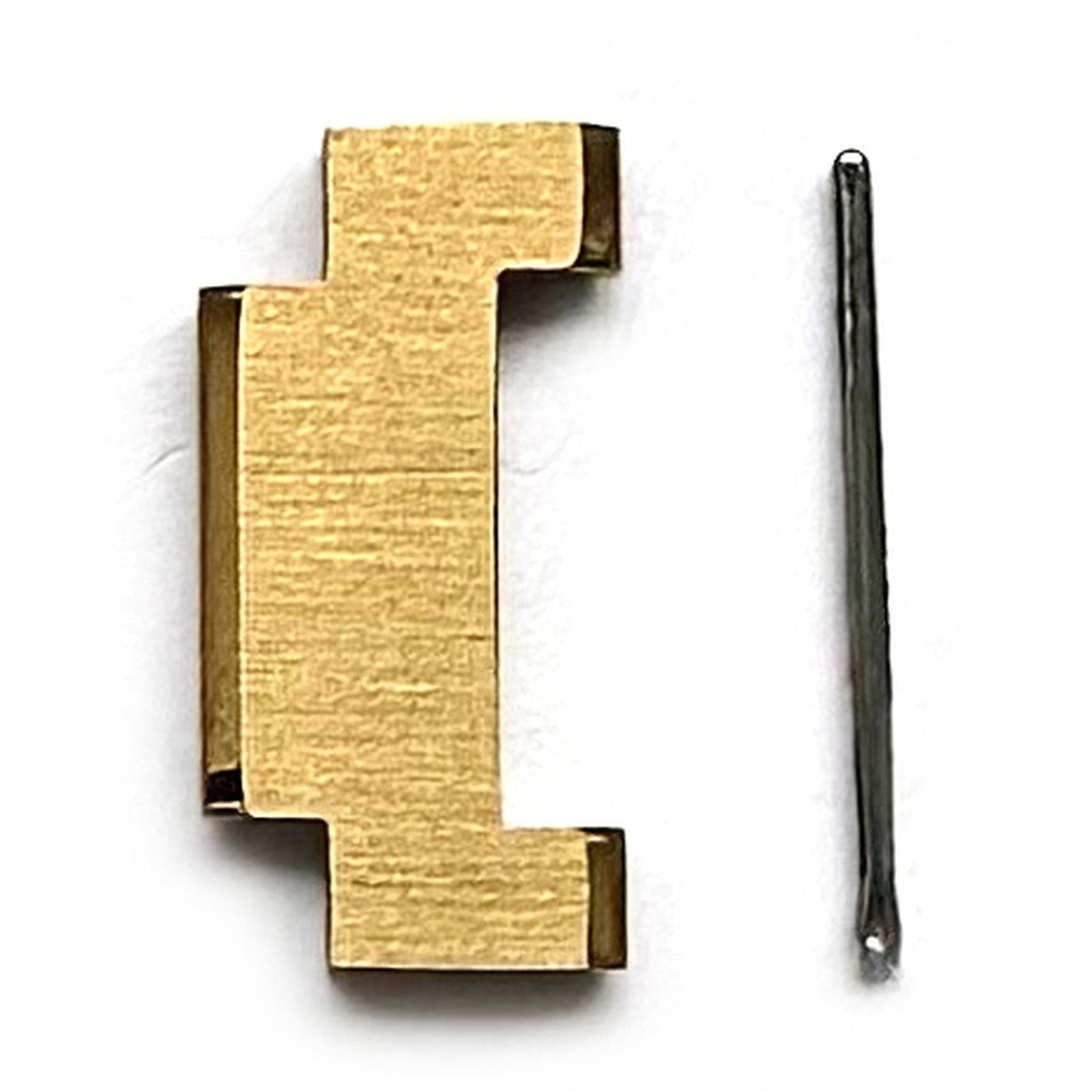 Tissot PRX T137.410.33.021.00 gold link and pin – front
