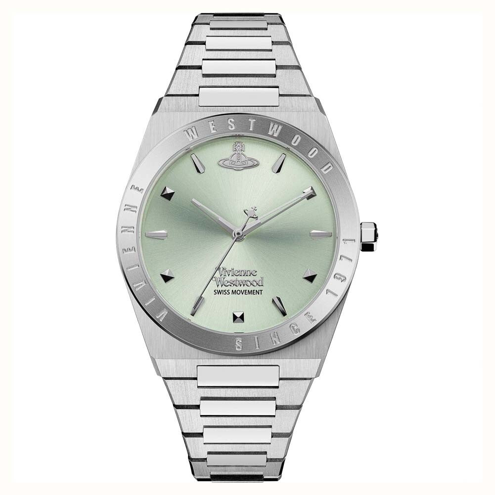 Vivienne Westwood Charterhouse VV244PGRSL Ladies' Watch, Pastel Green & Steel – photo 1
