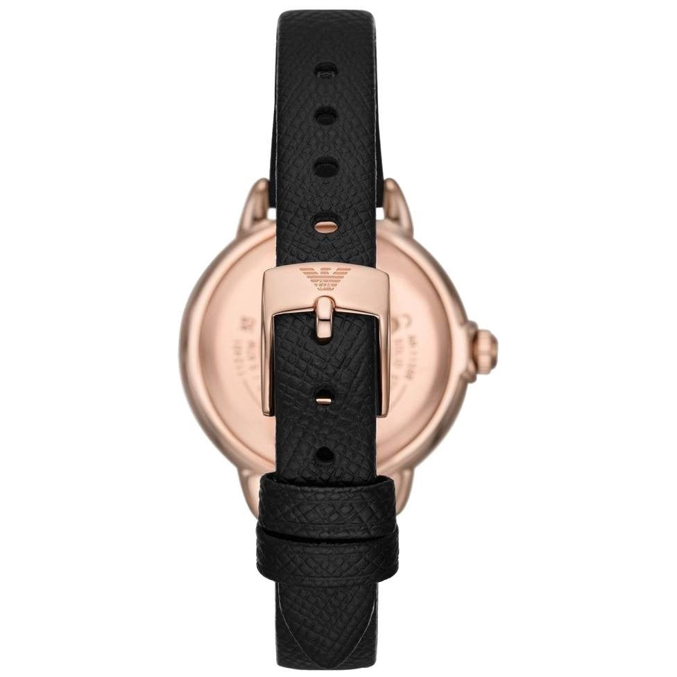 Emporio Armani AR11598 Women's Three-Hand Watch, Rose Gold & Leather, 32 mm – photo 2