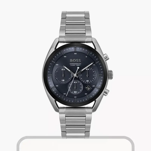 Hugo Boss 1514093 Men's Chronograph Watch – Blue Dial & Steel, 44 mm