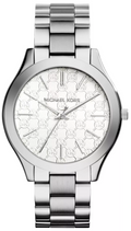 Michael Kors Slim Runway MK3371 Ladies' Watch, Silver Tone Logo Dial, 42 mm – photo 1