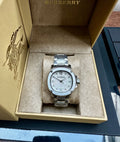 Burberry The Britain BBY1804 Ladies' Watch, Diamonds, Mother of Pearl & Silver, 34 mm – photo 1