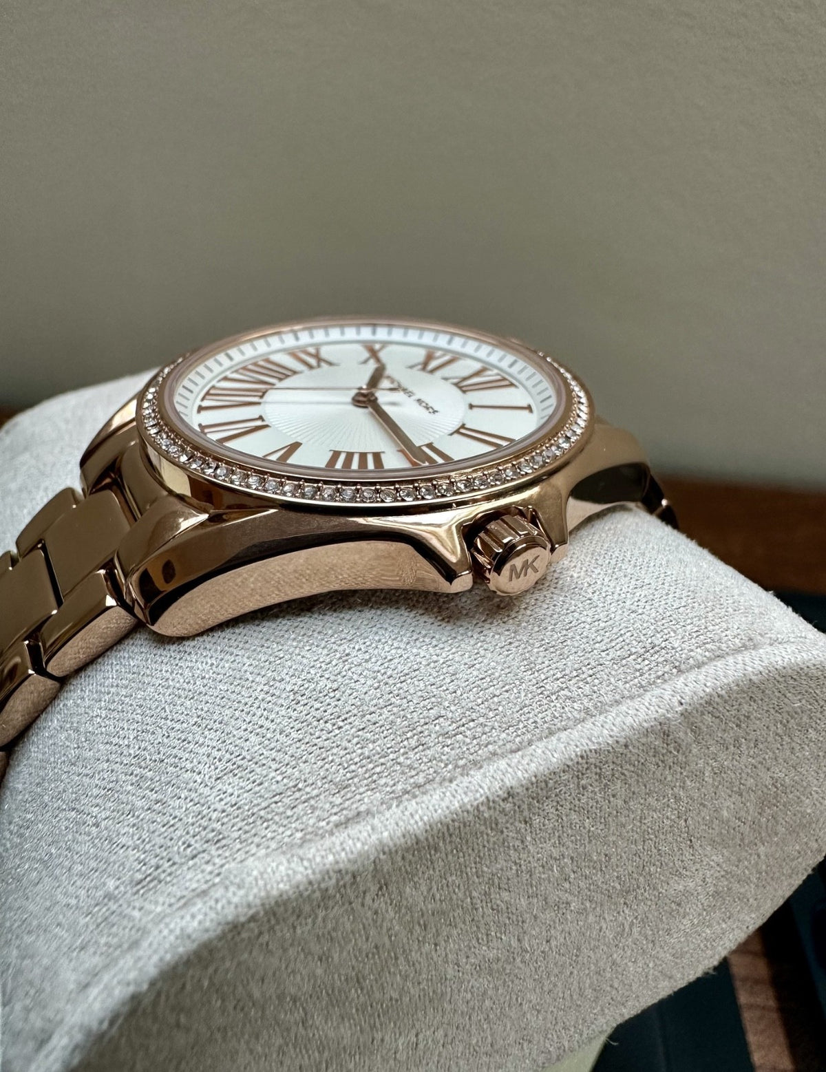 Michael Kors Kaycie MK4853 Women's Watch, Rose Gold Crystal & White Dial – photo 3