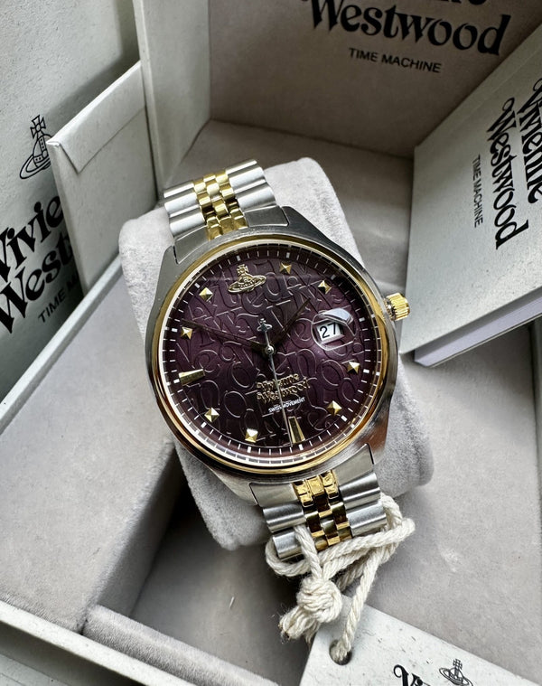 Vivienne Westwood Camberwell VV261BYSG Women's Watch – Purple & Gold, 37 mm
