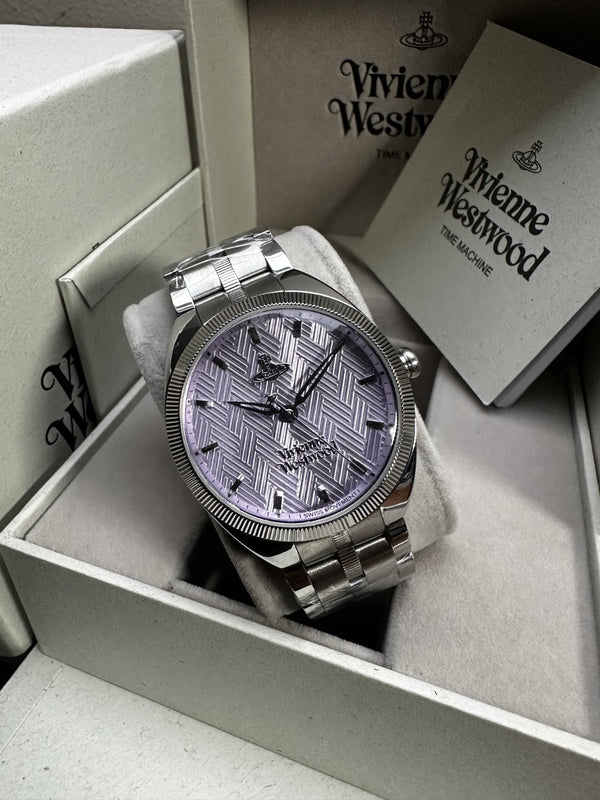 Vivienne Westwood The Mews VV281PPSL Women's Watch – Purple & Silver, 37 mm