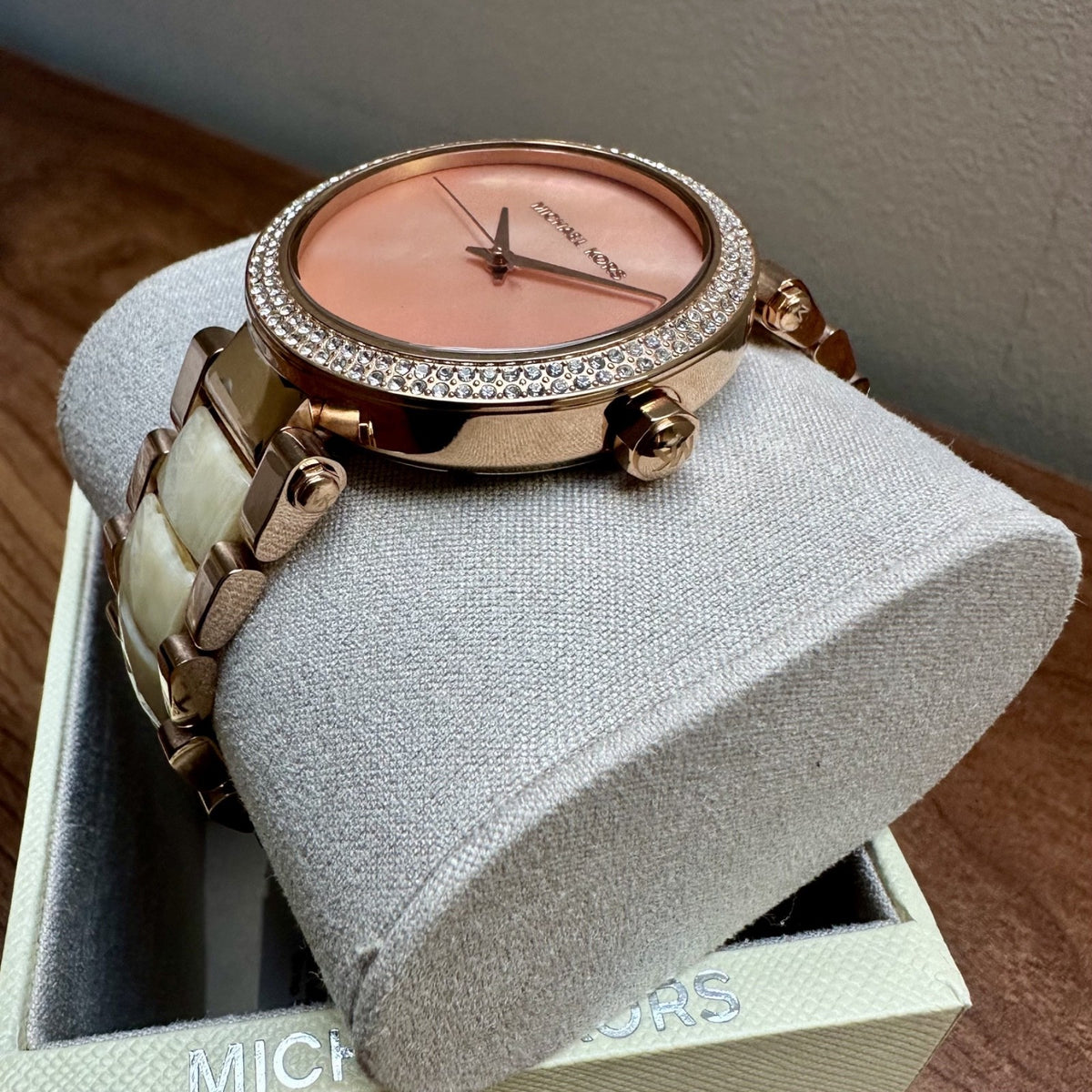 Michael Kors Parker MK6492 Women's Watch, Rose Gold & Pink Crystal – photo 2