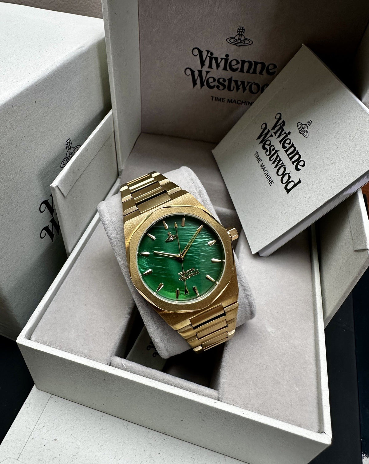 Vivienne Westwood Limehouse VV244GRGD Women's Watch, Emerald Green & Gold – photo 2