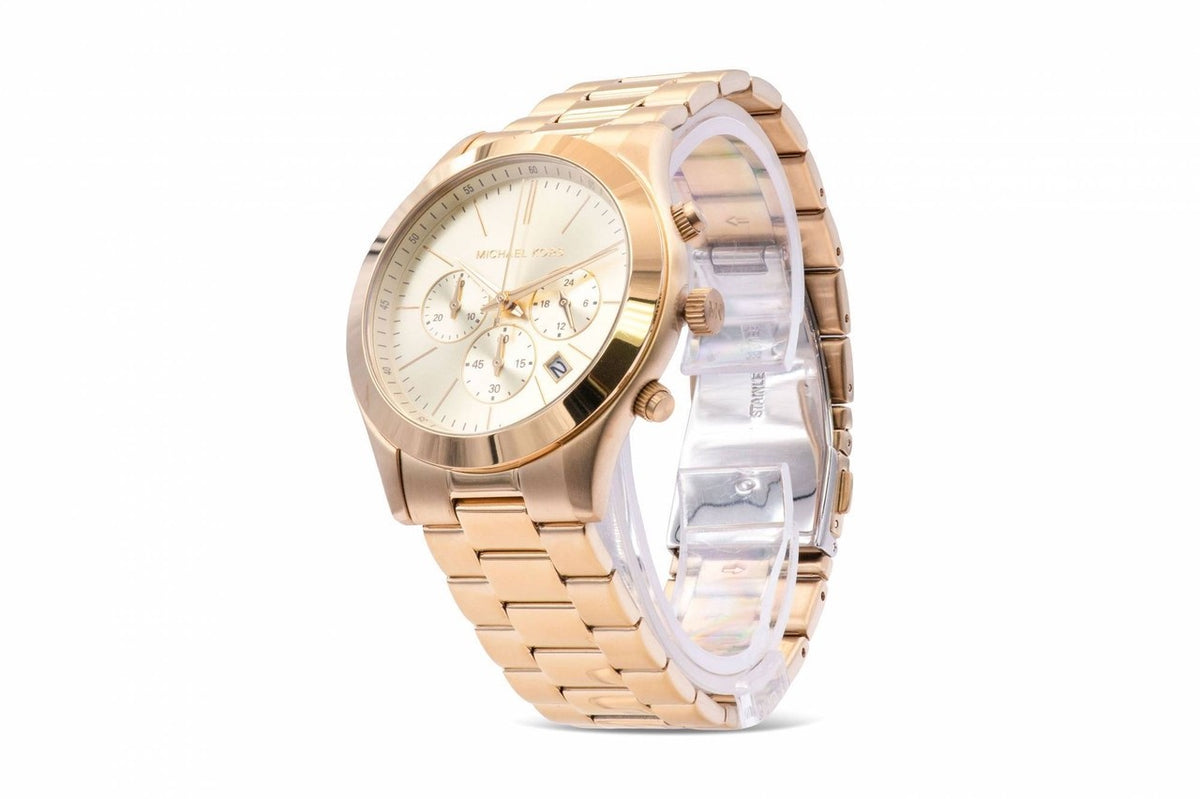 Michael Kors Slim Runway MK8909 Men's Chronograph Watch, Gold Tone, 40 mm – photo 3