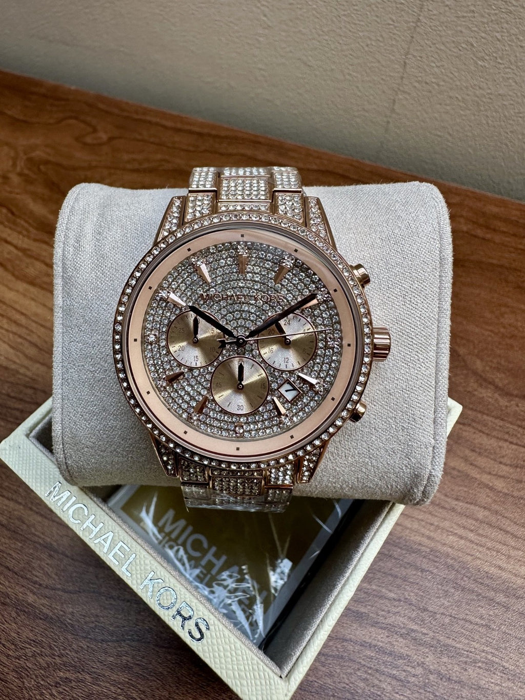 Michael Kors Ritz MK6748 Ladies' Chronograph Watch, Rose Gold, 41 mm – photo 5