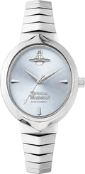 Vivienne Westwood Armour VV314LBLSL women's watch – light blue dial, silver Armour bracelet