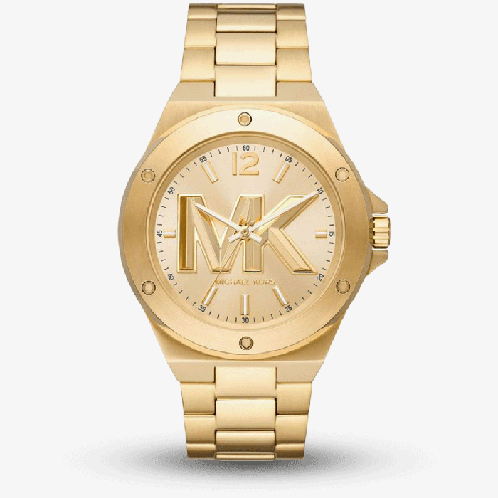 Michael Kors Oversized Lennox MK8939 Ladies' Watch, Gold Tone Logo Dial, 45 mm – photo 1