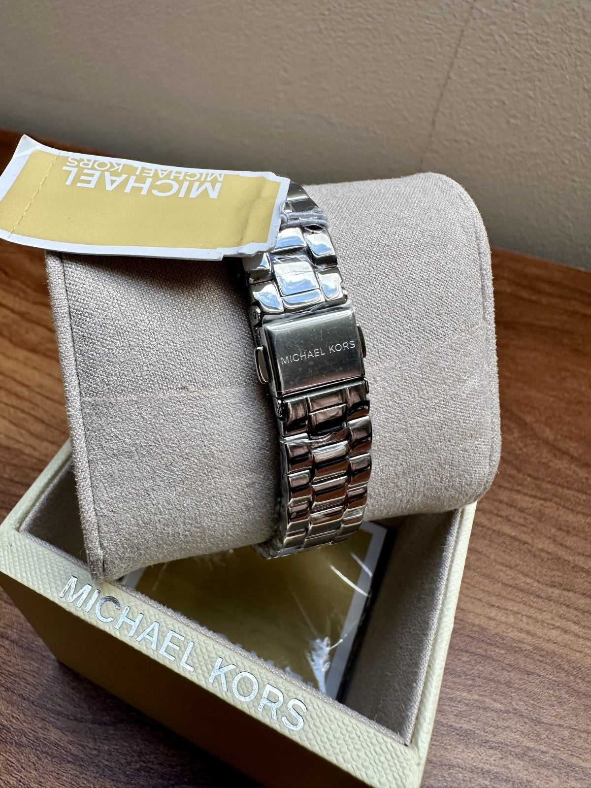 Michael Kors Lennox MK7397 Ladies' Crystal Watch, Silver Tone, 30 mm – photo 4