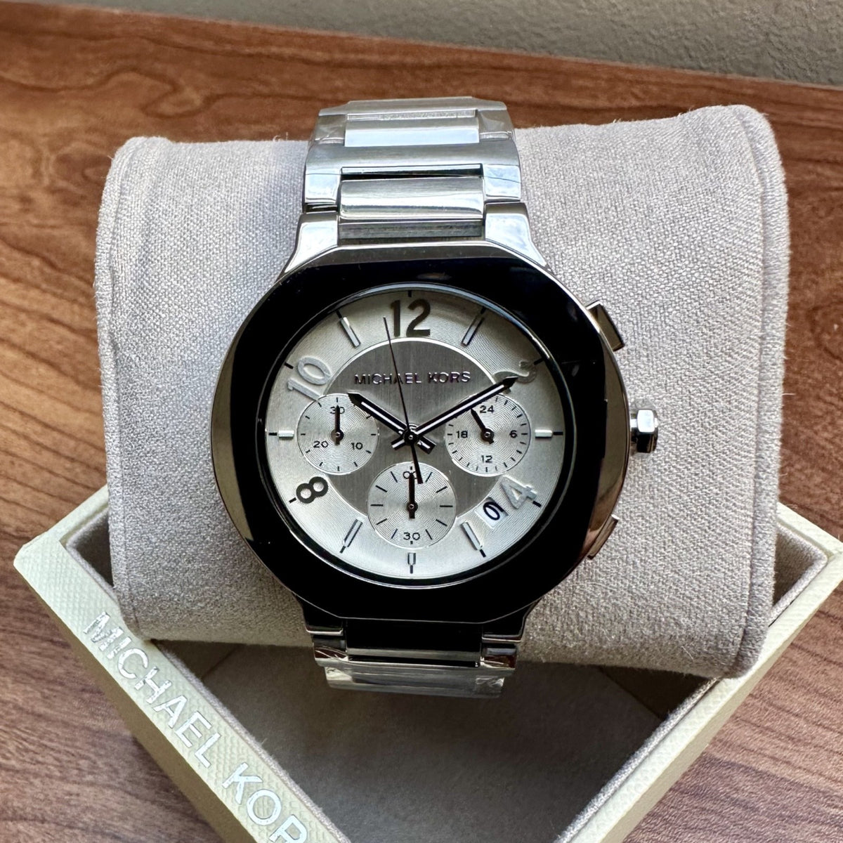 Michael Kors Gramercy MK7522 Women's Chronograph Watch, Silver Tone, 40 mm – photo 1