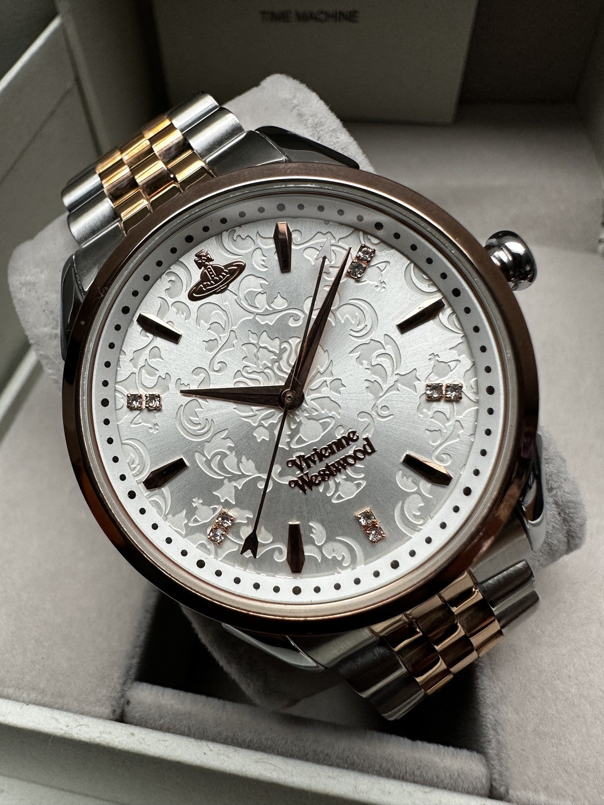 Vivienne Westwood Wallace VV208RSSL Ladies' Watch, White & Rose Gold Tone – photo 1