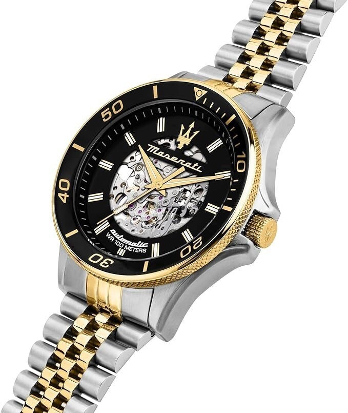 Maserati Sfida R8823140010 Automatic Watch, Black Skeleton & Two-Tone, 44 mm – photo 2