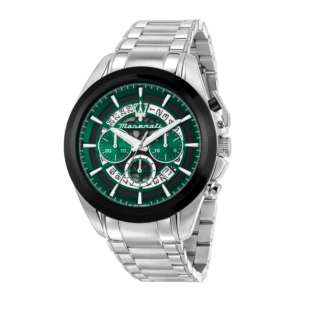 Maserati Traguardo R8873612060 Men's Chronograph Watch, Mint Green, 45 mm – photo 1