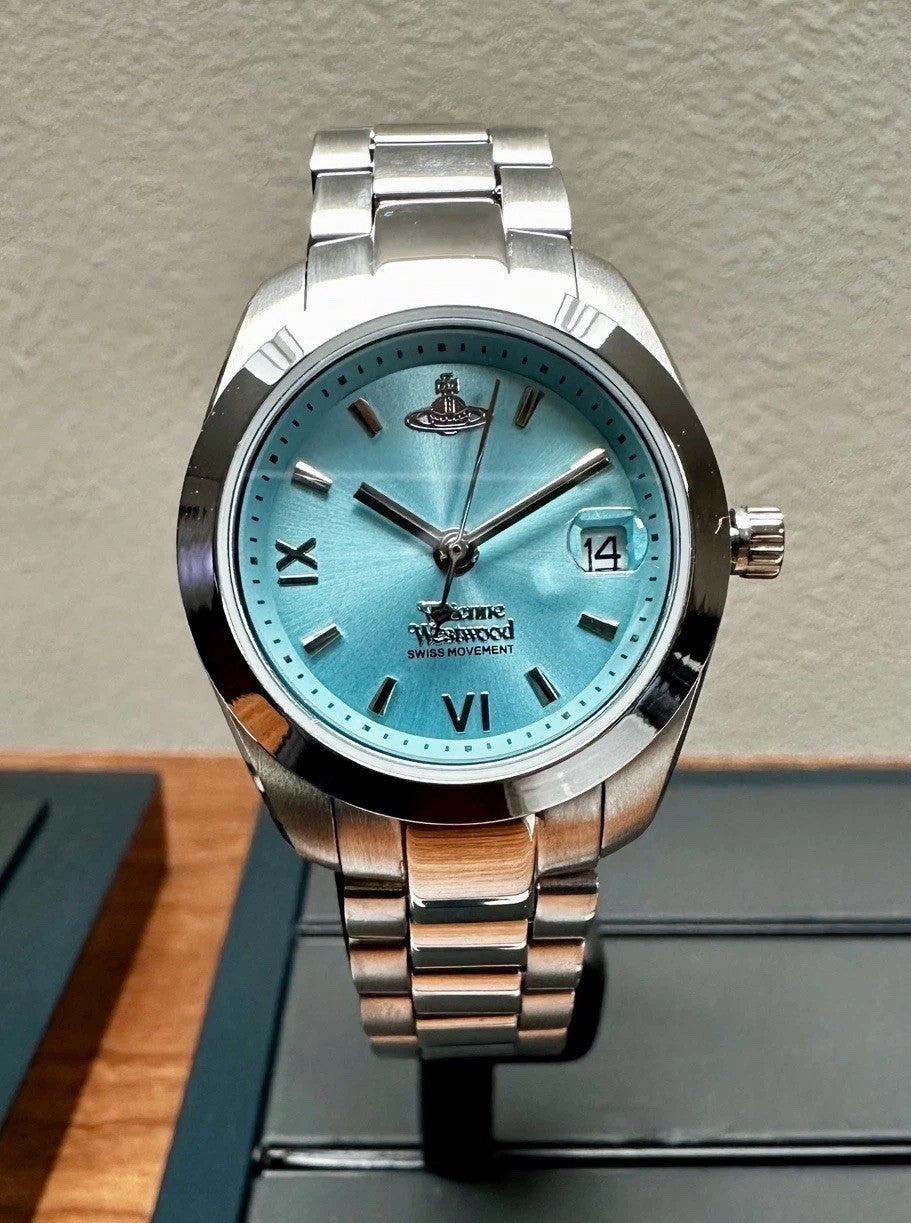 Vivienne Westwood Fenchurch VV292TQSL Women's Watch, Blue Dial & Steel, 28 mm – photo 2