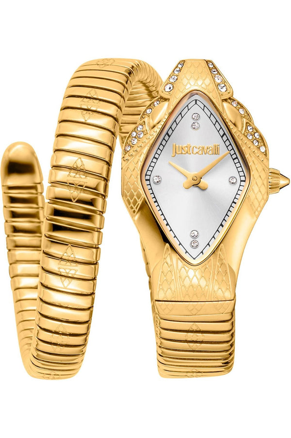 Just Cavalli Ferocious JC1L306M0035 Women’s Bangle Watch – Gold Tone, 22 mm