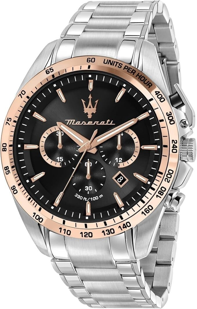 Maserati Traguardo R8873612047 Men's Chronograph Watch, Rose Gold, 45 mm – photo 1