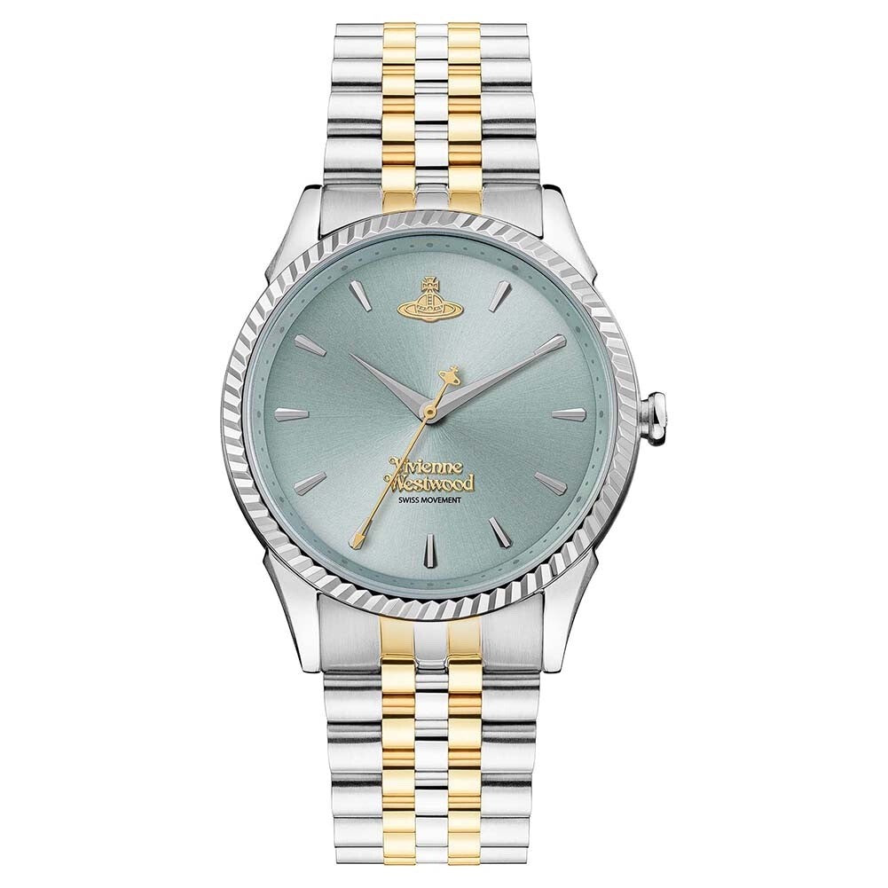 Vivienne Westwood Seymour VV240LGRSG Ladies' Watch, Pastel Green & Gold Dial – photo 1