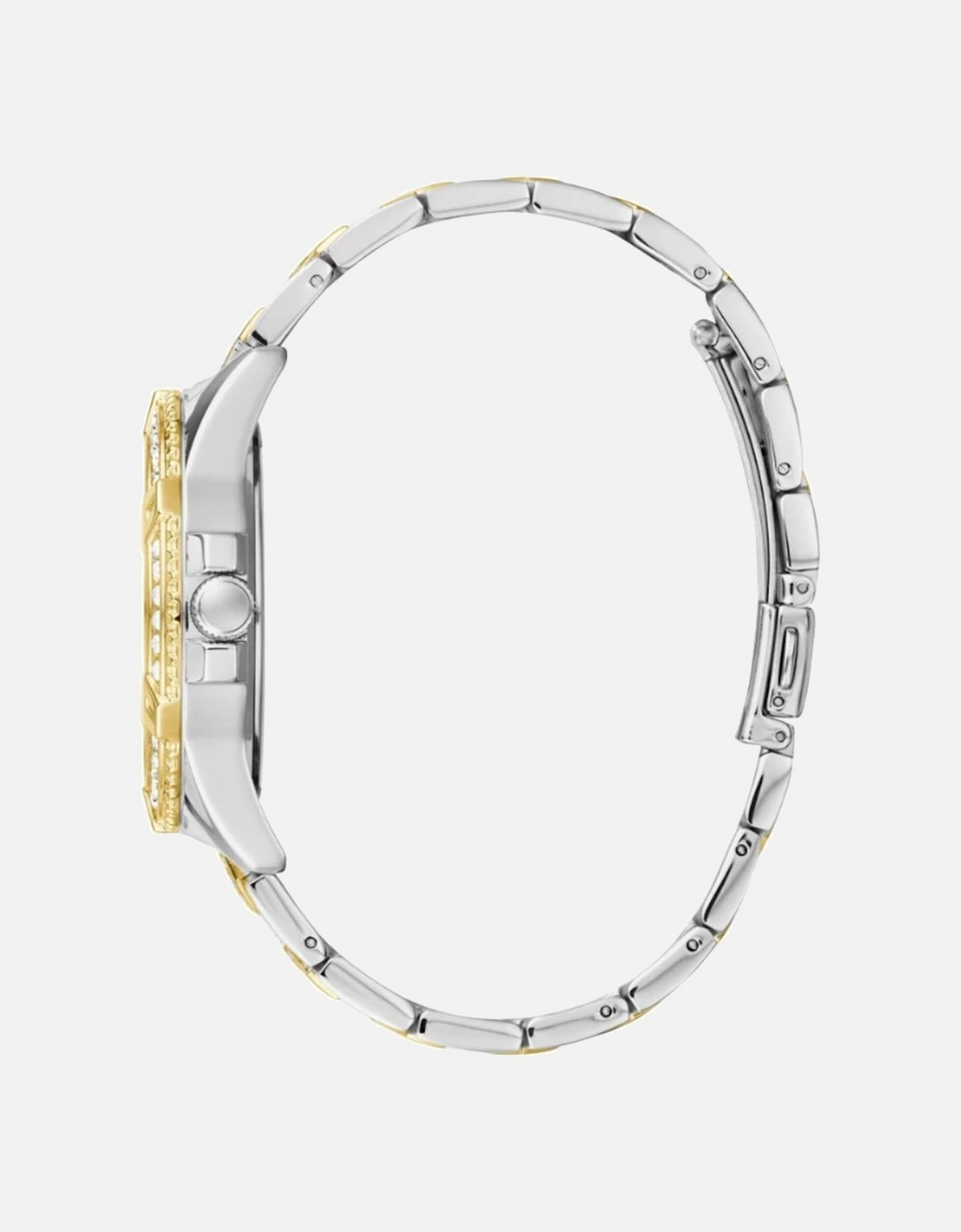 GUESS Frontier W1156L5 Women's Chronograph Watch, Gold, Silver & Crystal – photo 3