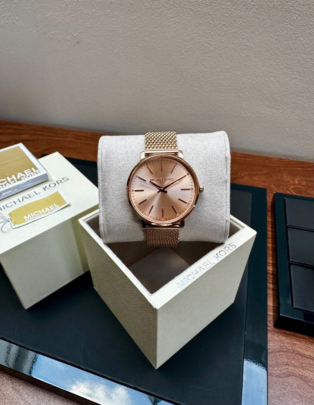 Michael Kors Pyper MK4340 Women's Watch, Rose Gold Tone Mesh, 38 mm – photo 2