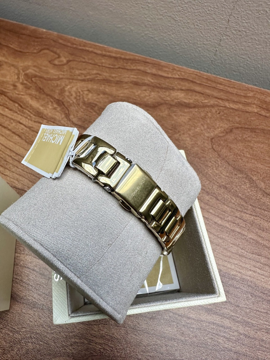 Michael Kors Liliane MK4555 Ladies' Watch, Gold & Crystal Bezel – photo 3