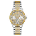 GUESS Frontier W1156L5 Women's Chronograph Watch, Gold, Silver & Crystal – photo 1