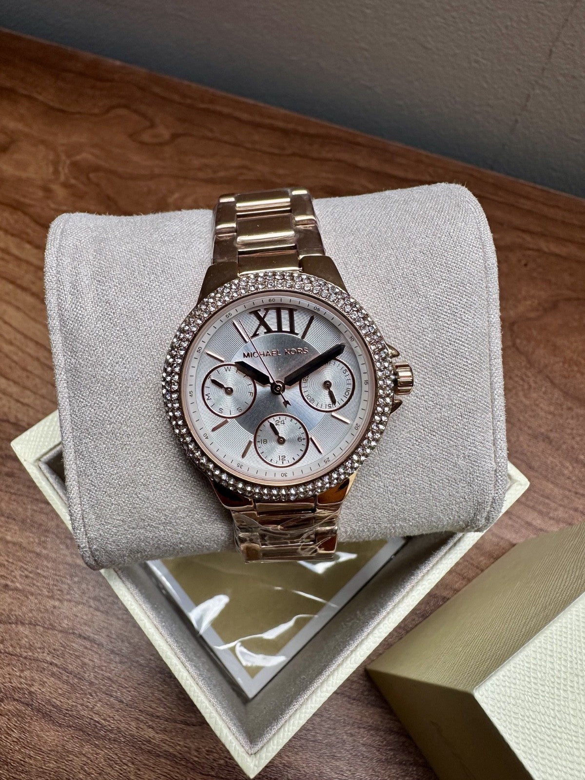 Michael Kors Camille MK6845 Ladies' Crystal Watch, Rose Gold Tone, 33 mm – photo 1