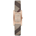 Burberry The Pioneer BU9510 Women's Watch, Rose Gold & Check Leather, 20 mm – photo 1