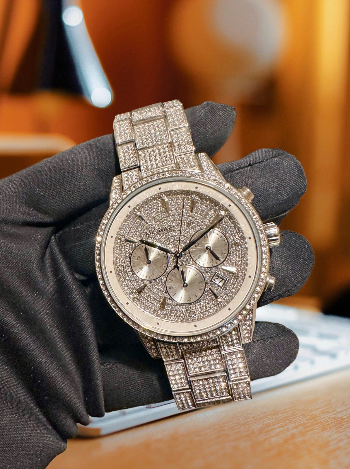 Michael Kors Ritz MK6746 Crystal Chronograph Watch, 41 mm – photo 1