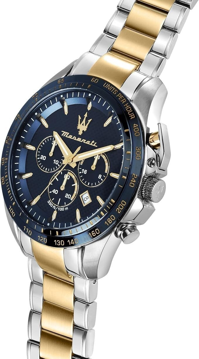 Maserati Traguardo R8873612046 Men's Chronograph Watch, Two-Tone & Blue, 45 mm – photo 2