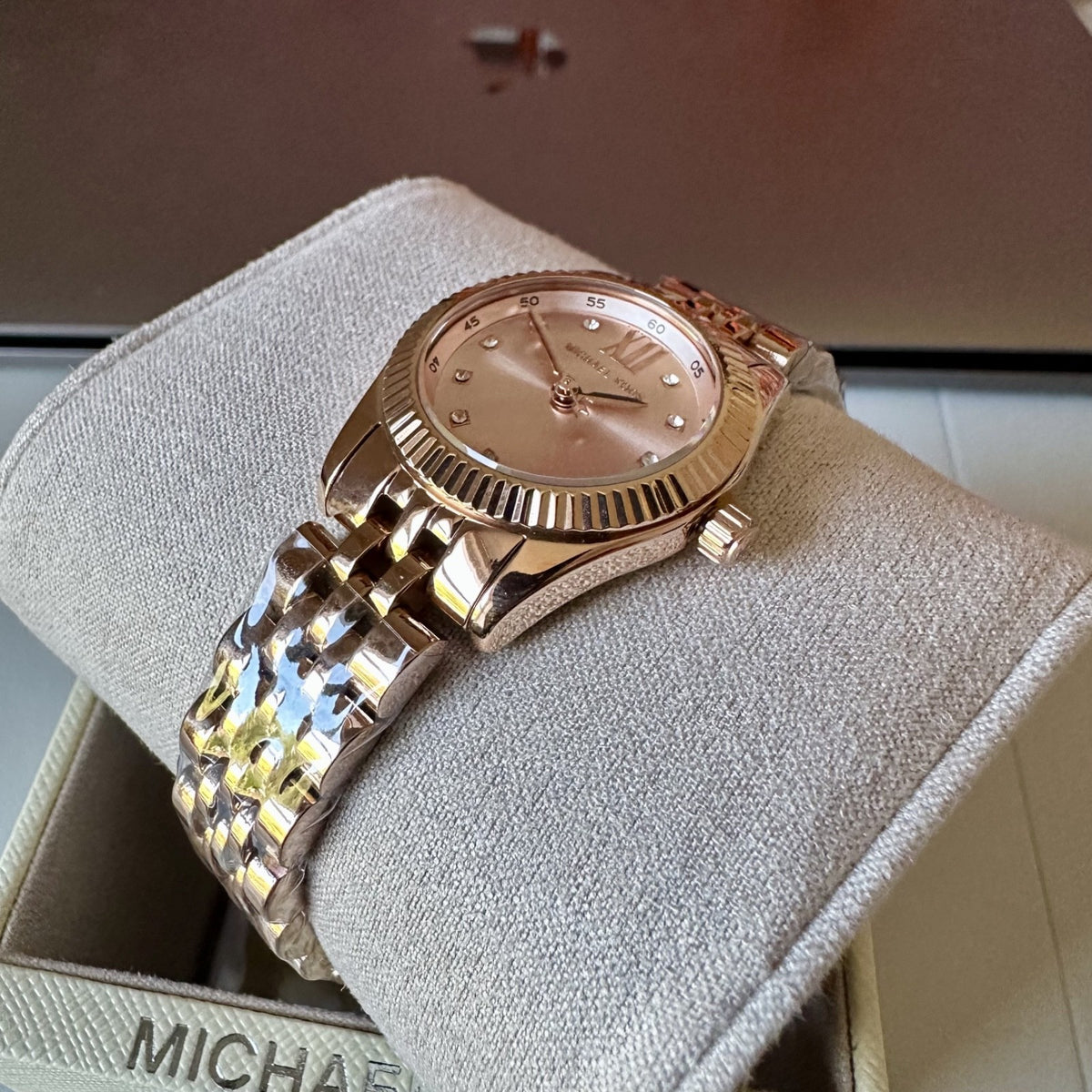 Michael Kors Lexington MK4739 Women's Watch, Pavé Crystal & Rose Gold, 26 mm – photo 2