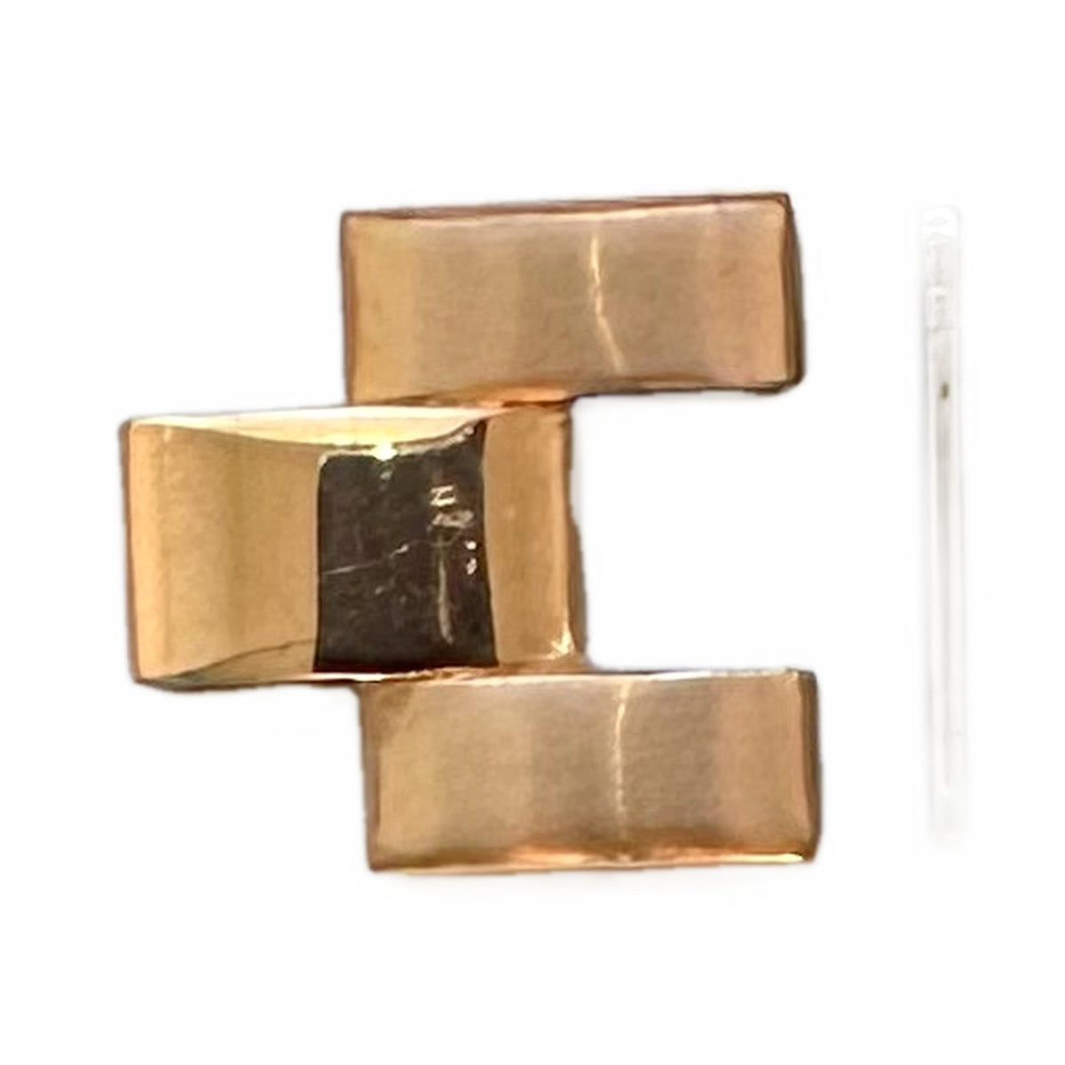 Fossil Laney BQ3321 rose gold genuine link and pin – front