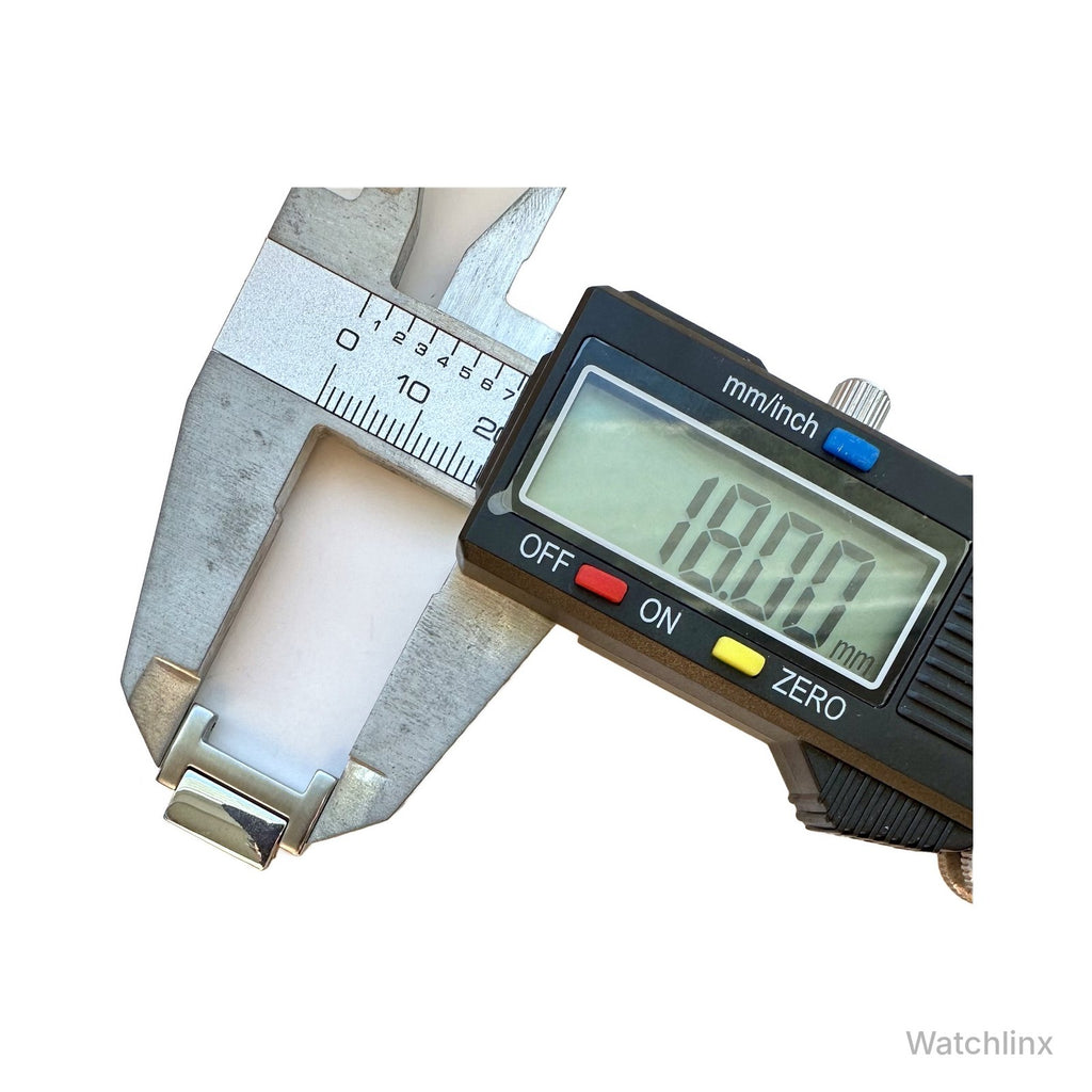 Fossil Everett ME3220 silver link – width measured at 18 mm