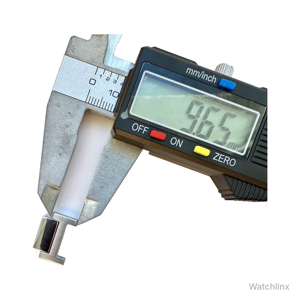Fossil Everett ME3220 silver link – centre piece measured at 9.5 mm