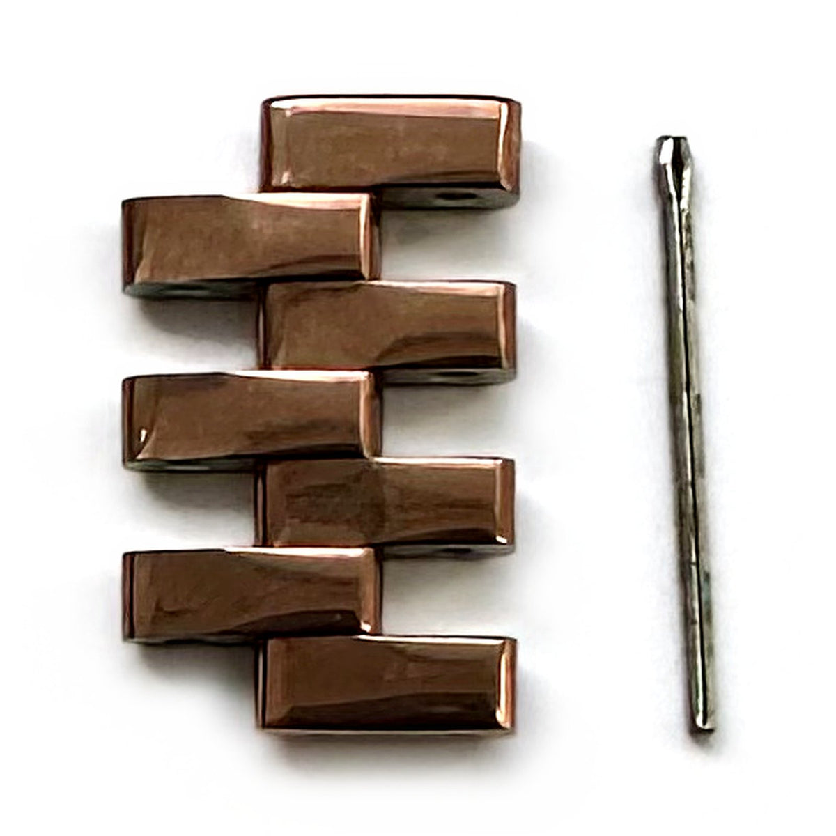Michael Kors Darci MK3416 Link & Pin – Brown / Bronze Tone, 18 mm – front