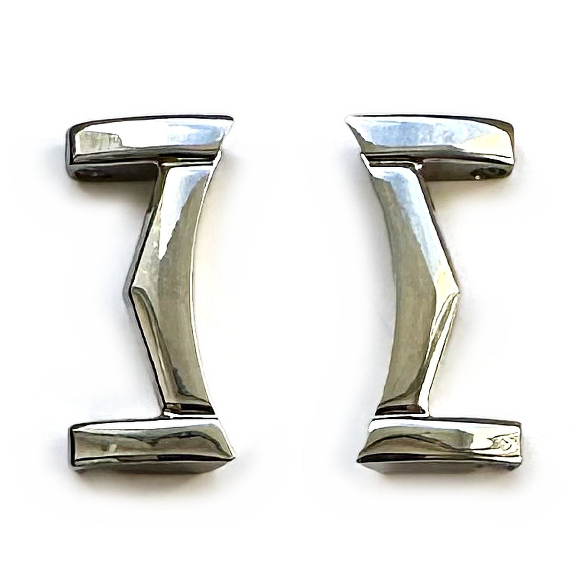 Michael Kors Whitney MK6686 silver end-link pair – front