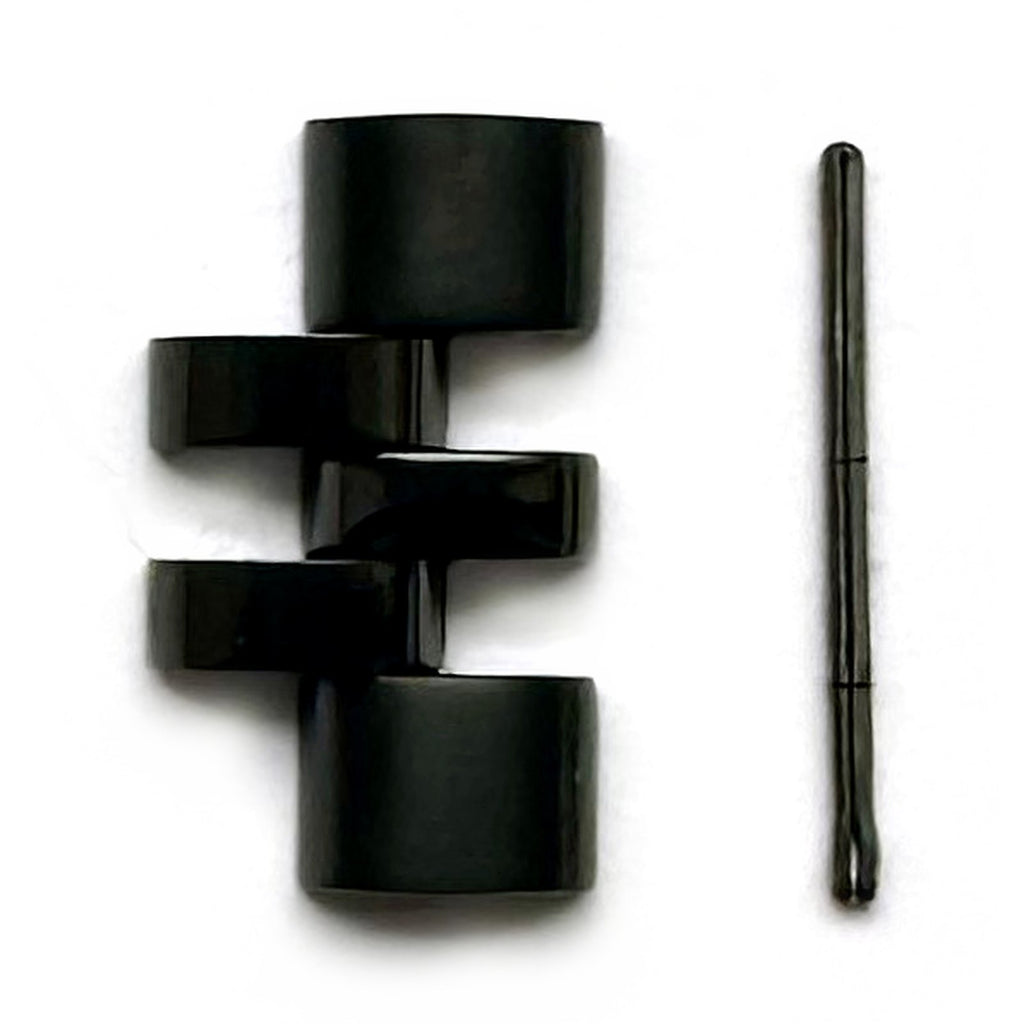 Seiko 5 Sports GMT SSK027K1 genuine black link and pin – front