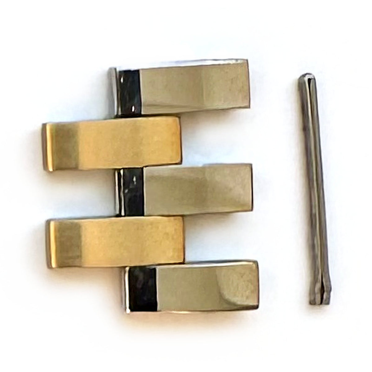 Tissot Bridgeport T0970102211600 two-tone link and pin – front