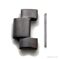 Fossil Nate JR1437 genuine gunmetal link and pin – front
