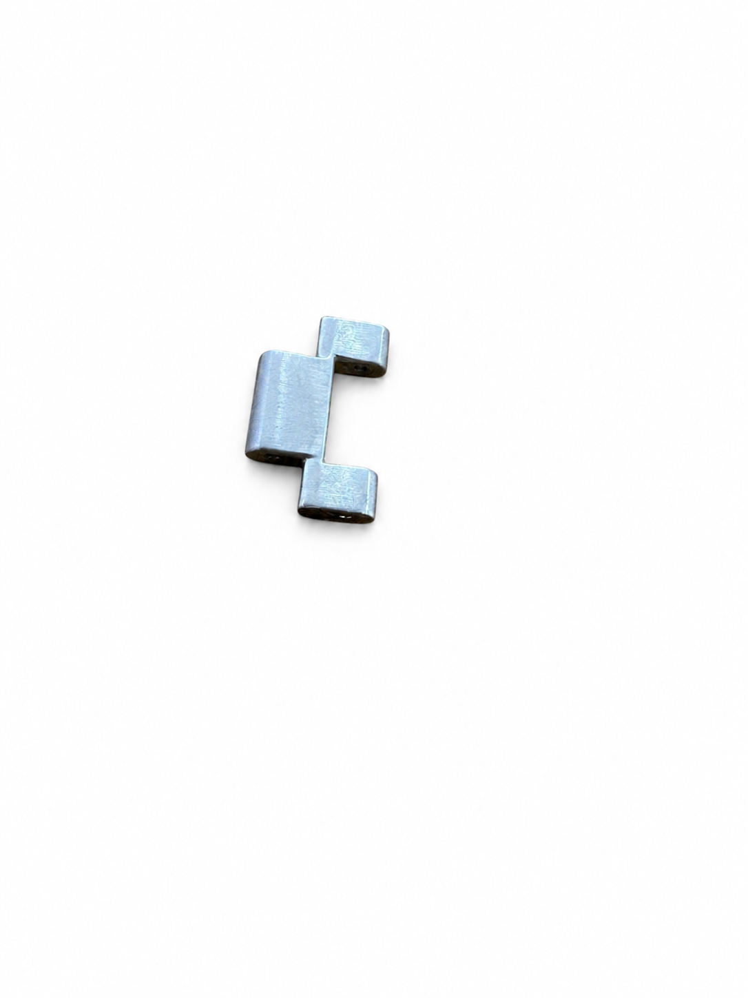 Replacement Clasp Link for TAG Heuer Aquaracer WAY1120BB0930 – Gold & Silver, 18mm — detail view on white