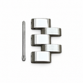 Replacement Link & Pin for Tissot Carson T1222101103300 – Silver, 14mm – detail view 1 on white