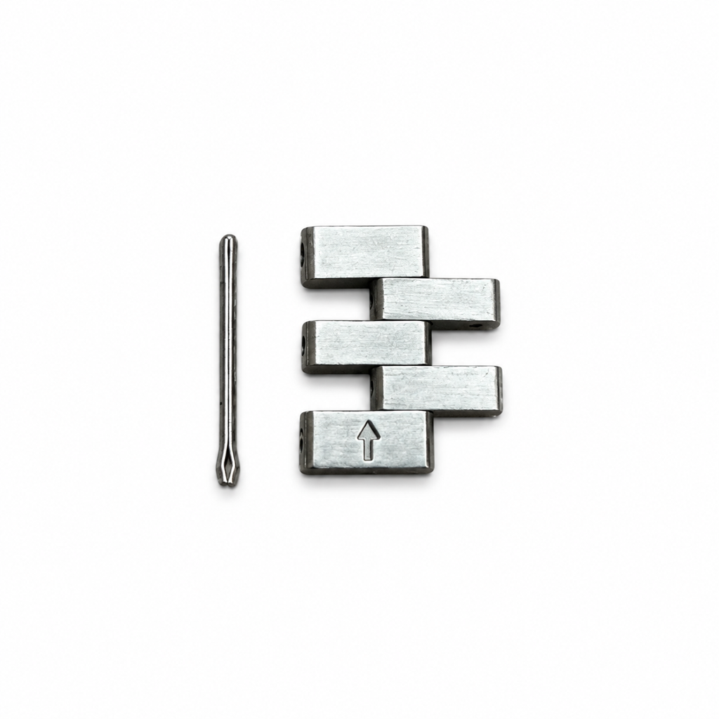 Tissot Le Locle T41.1.183.16 link and pin – reverse