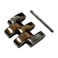 Michael Kors Harlowe Link & Pin – Rose Gold & Silver, 14 mm – photo 1